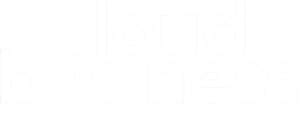 Cloud Business logo white