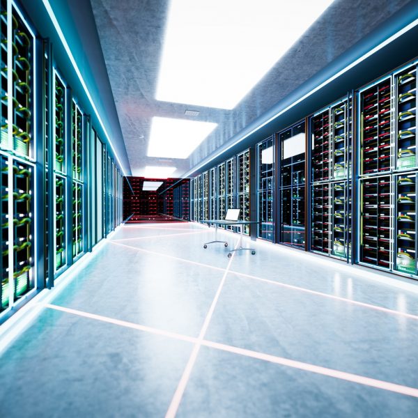 Computer network server room or data center Computer network server room or data center